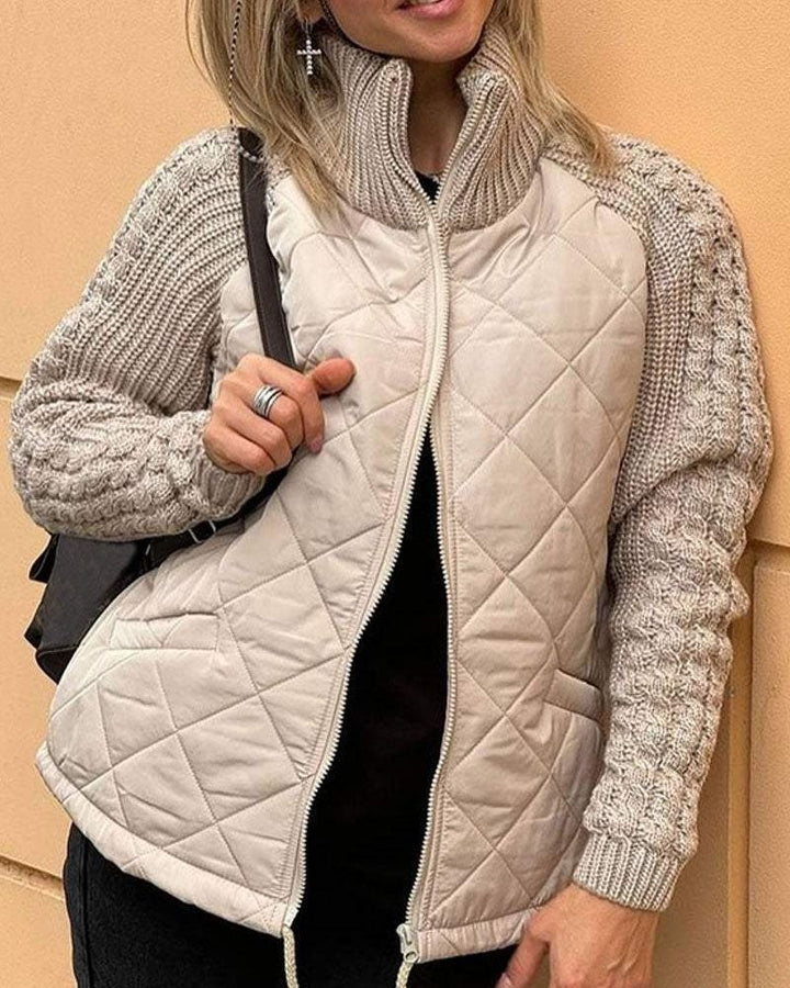 Mila | Damen-Strickjacke mit Taschen und langen Ärmeln
