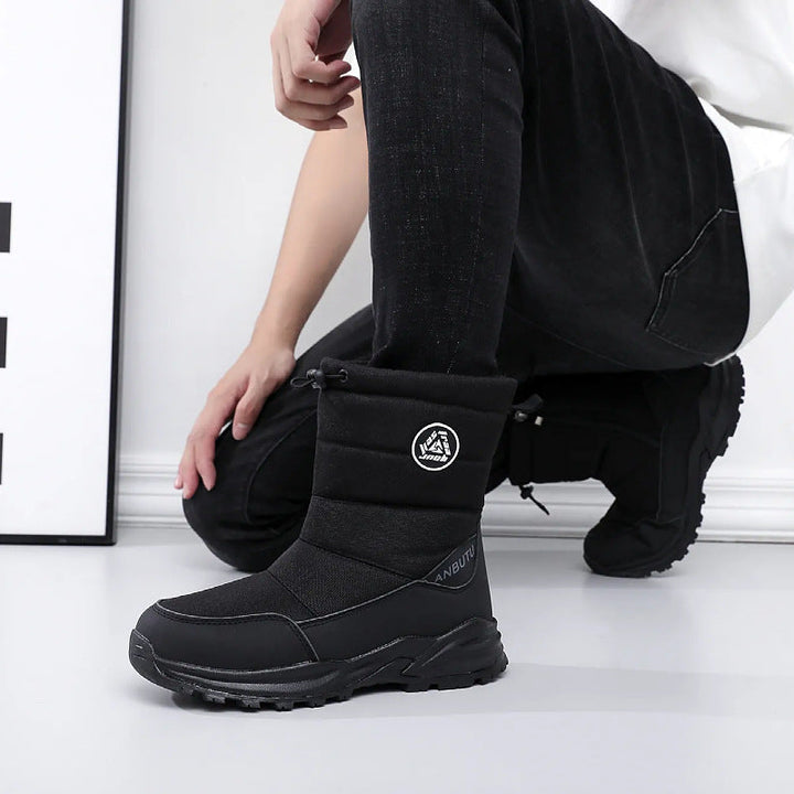 Winterstiefel mit rutschfester Sohle und Reißverschluss