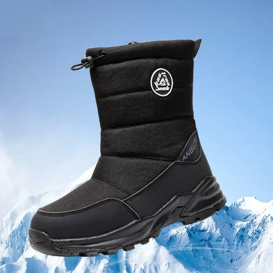 Winterstiefel mit rutschfester Sohle und Reißverschluss