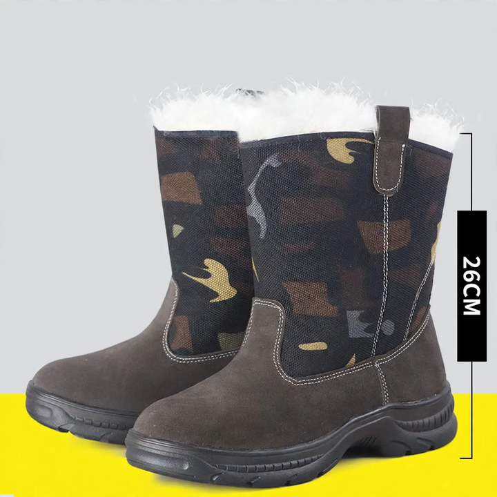 Herren Stiefel mit rutschfester und wasserdichter Sohle