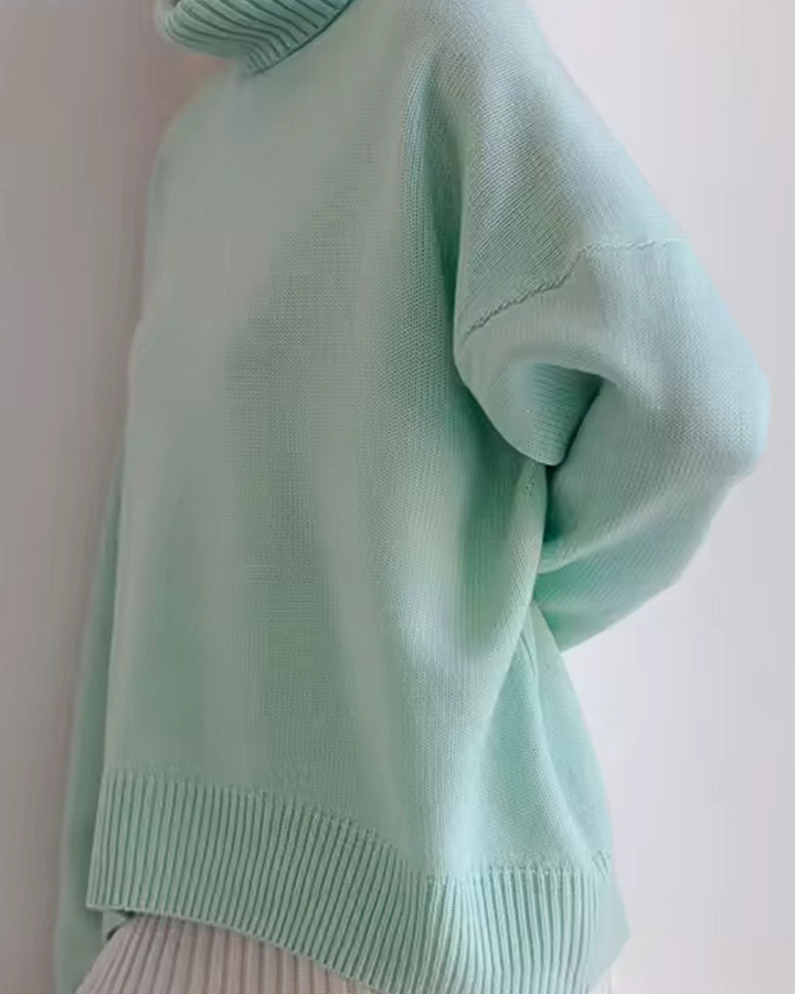 Lesley | Oversized Rollkragenpullover für Damen mit langen Ärmeln