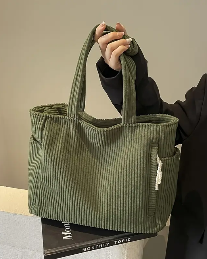 Talia | Gerippte Tragetasche für Damen