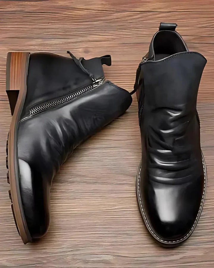 Max | stiefelette für Herren mit Seitlichem Reißverschluss