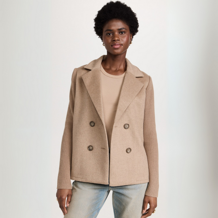 Helen | Strickblazer Mantel für Damen mit langen Ärmeln