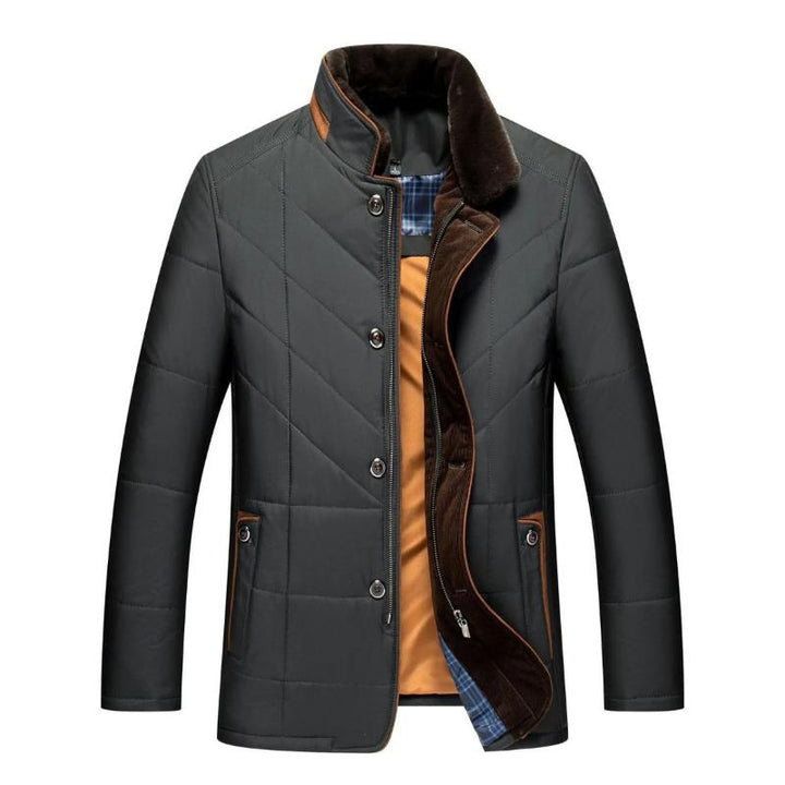 Michele | Winterjacke mit Stehkragen für Herren und langen Ärmeln