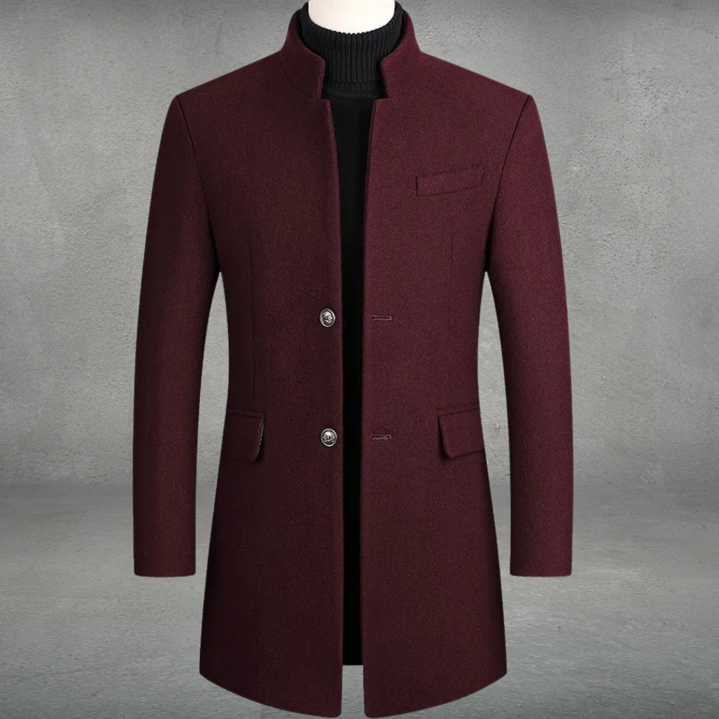Benjamin | Eleganter Business-Mantel für Herren mit langen Ärmeln