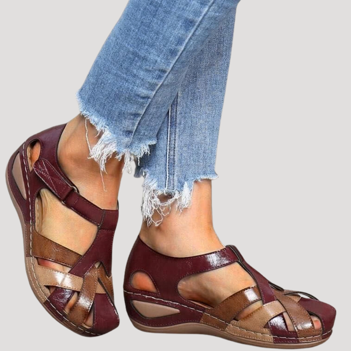 Komfortable geschlossene Sandalen | ideal für den ganzen Tag für Damen