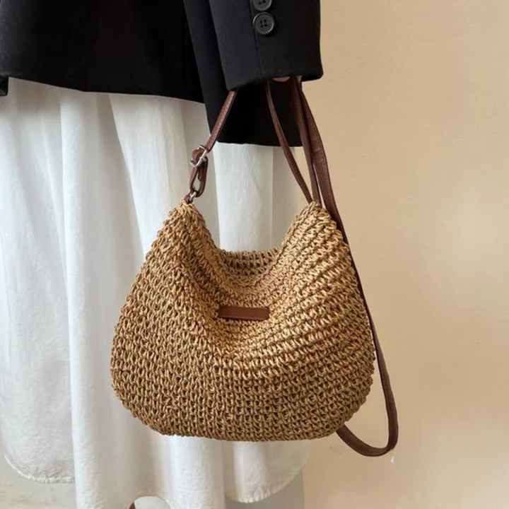 Fredhild | Klassische Gewebte Schultertasche für Damen