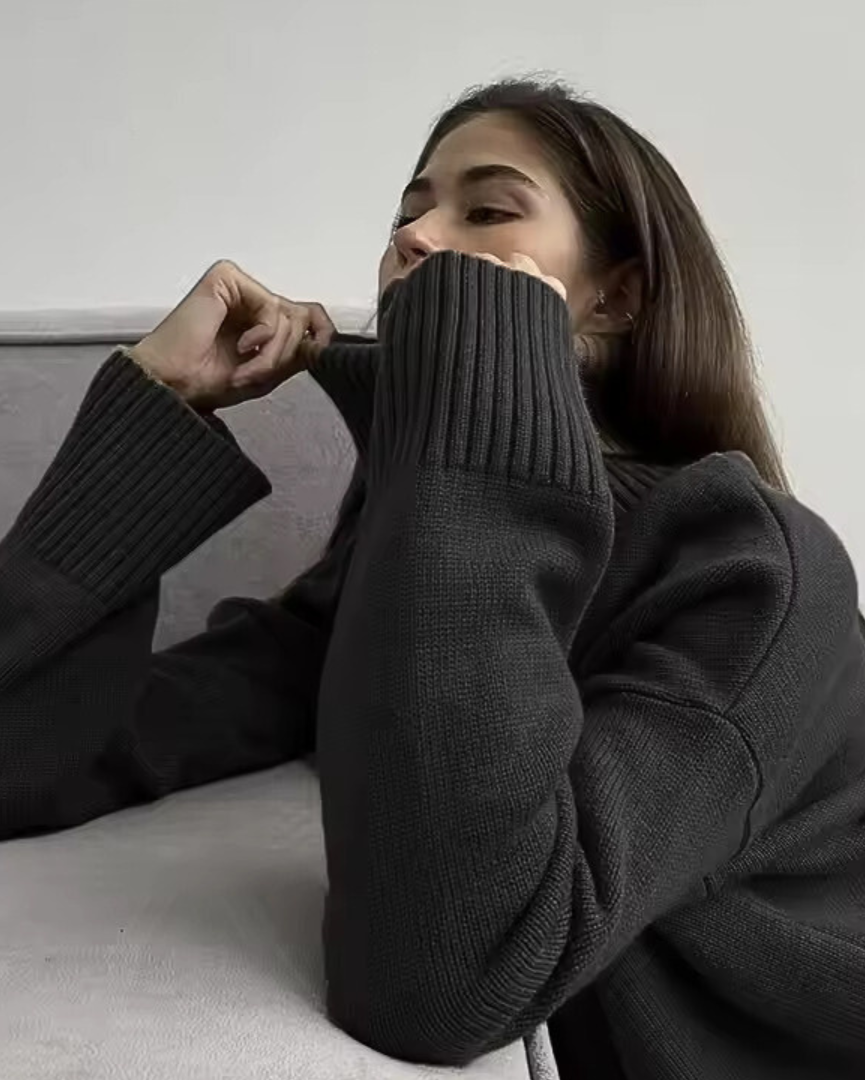 Emma | Rollkragenpullover für Damen mit langen Ärmeln