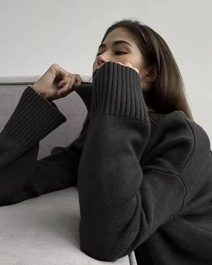 Emma | Rollkragenpullover für Damen mit langen Ärmeln