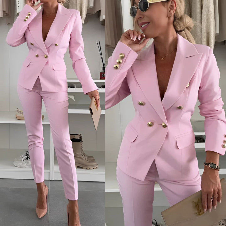 Lily | Doppelreihiges Anzugset für Damen