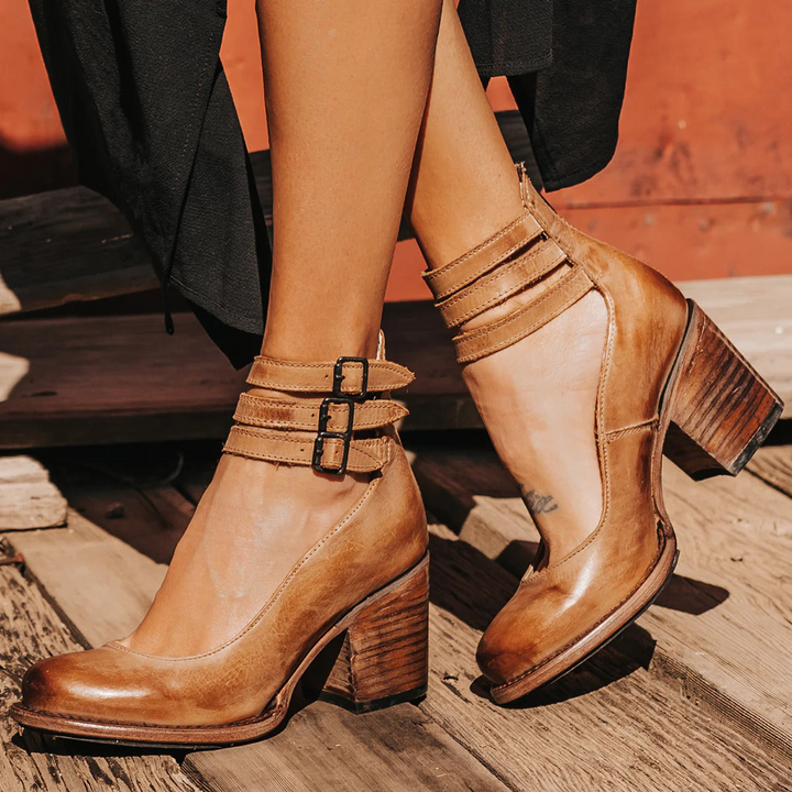Marisa | Klarsichtstiefel für Damen mit mittelhohem Absatz
