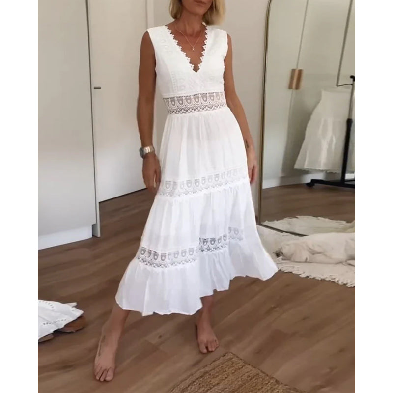 Stella | Bequemes V-Ausschnitt Topkleid für Damen