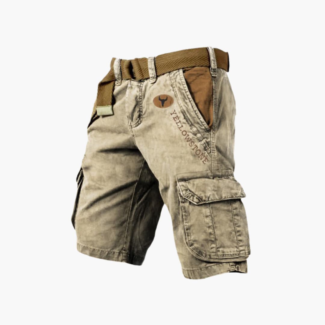 Danny | 6-Taschen Cargo Shorts für Herren mit geradem Bein und mittlerem Bund