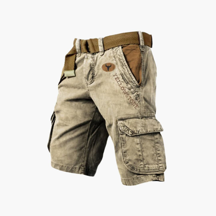 Danny | 6-Taschen Cargo Shorts für Herren mit geradem Bein und mittlerem Bund