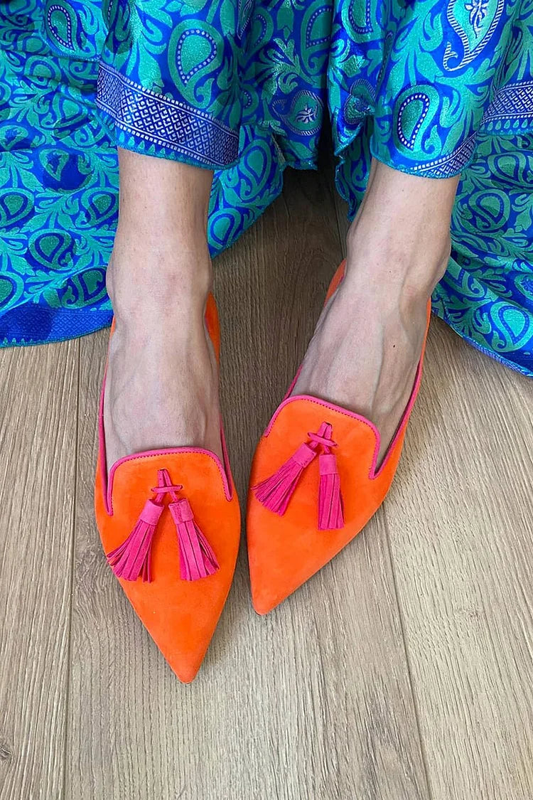 Loafer für Damen mit Eleganten Quasten