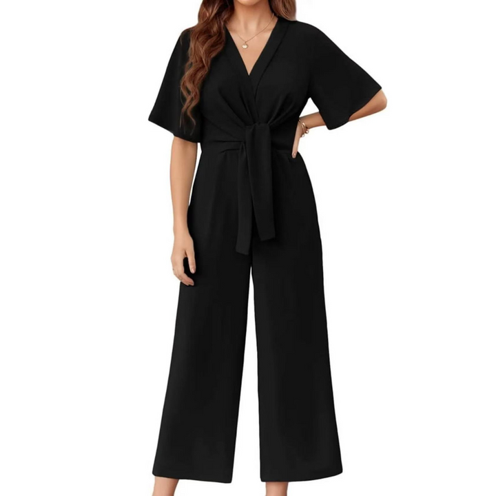 Gabriella | Elegante Sommer-Hüftknoten-Overall für Damen