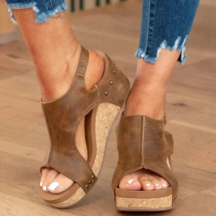 Astrid | Sandales à talons compensés élégantes et confortables für Damen