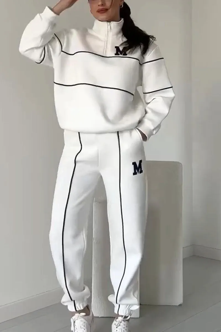 Michigan Zweiteiliges Set für Damen mit Rollkragen und langen Ärmeln