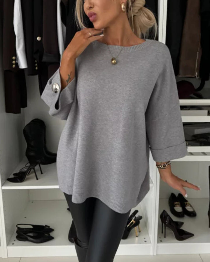 Isabella | Elegante Strickpullover für Damen mit Rundhalsausschnitt