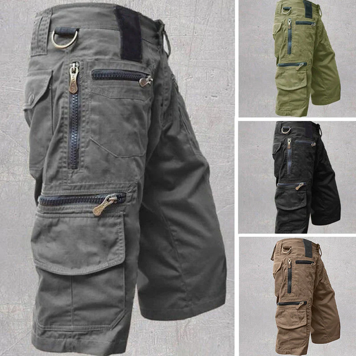 Rafaelo | Taktische Cargo-Shorts für Herren mit geradem Bein