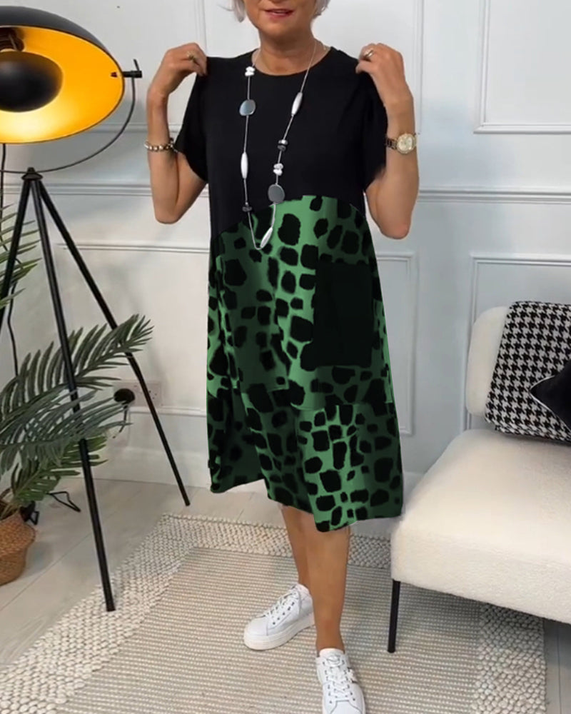 Lina | Luftiges Sommerkleid für Damen mit Rundhalsausschnitt
