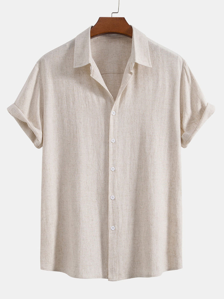 Button-Up Hemd und gerade geschnittene Hose -Rayon-Mischung für Herren