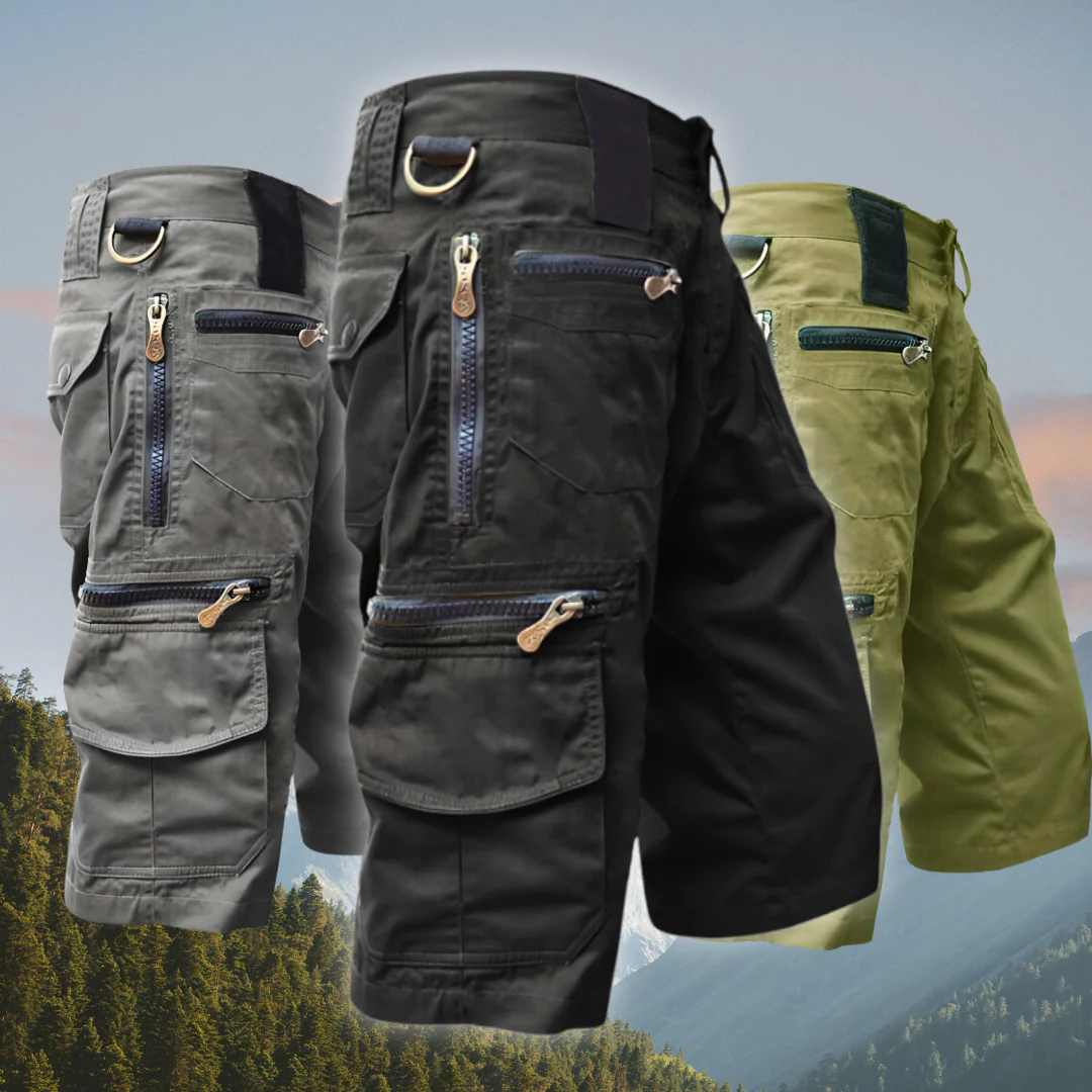 Rafaelo | Taktische Cargo-Shorts für Herren mit geradem Bein