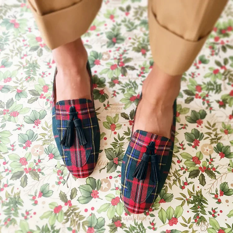 Schottischer Chic Loafer für Herren mit Fransen