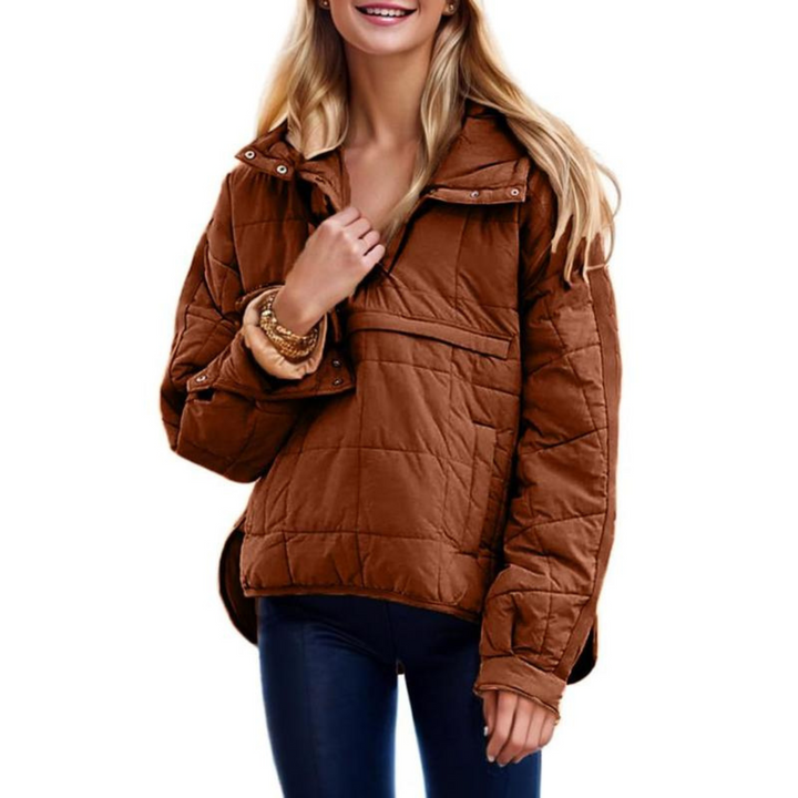 Fely | Übergroßer Kapuzenpullover für Damen mit langen Ärmeln