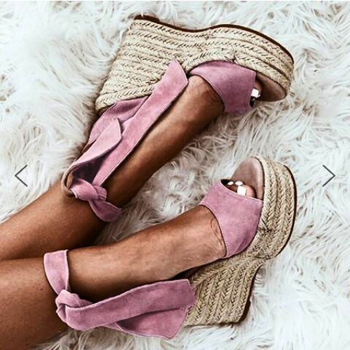 Serena | Elegante Espadrille Wedges Pumps