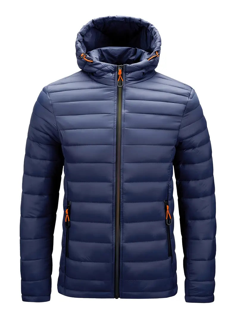 Elegante Kapuzenjacke für Herren mit langen Ärmeln