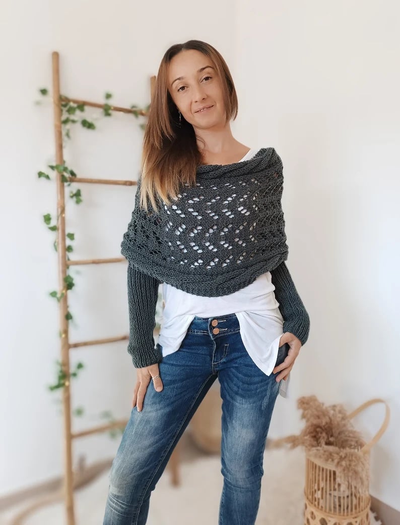 Eleonora | Halstuch für Damen mit Ärmeln