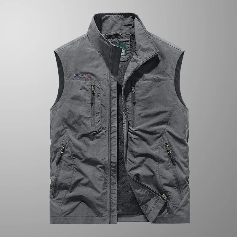 Robin | Atmungsaktive und ultra-funktionale Cargo-Weste für Herren