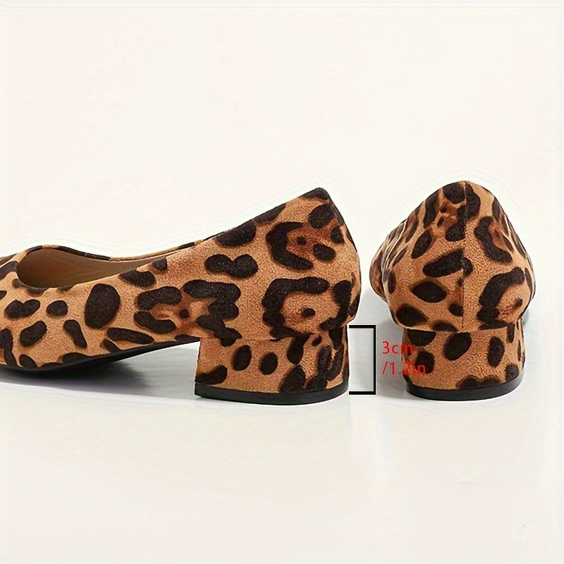 Dina | Leopardenmuster Spitz-Zeh High Heels Pumps für Damen