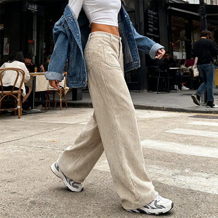 Damen Freizeit-Hochbundhose | Lockere Passform für ultimativen Komfort und Stil