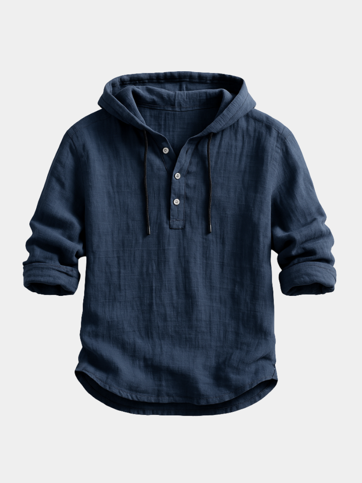 Fabio | Luxus Hoodie für Herren mit Kapuze und langen Ärmeln