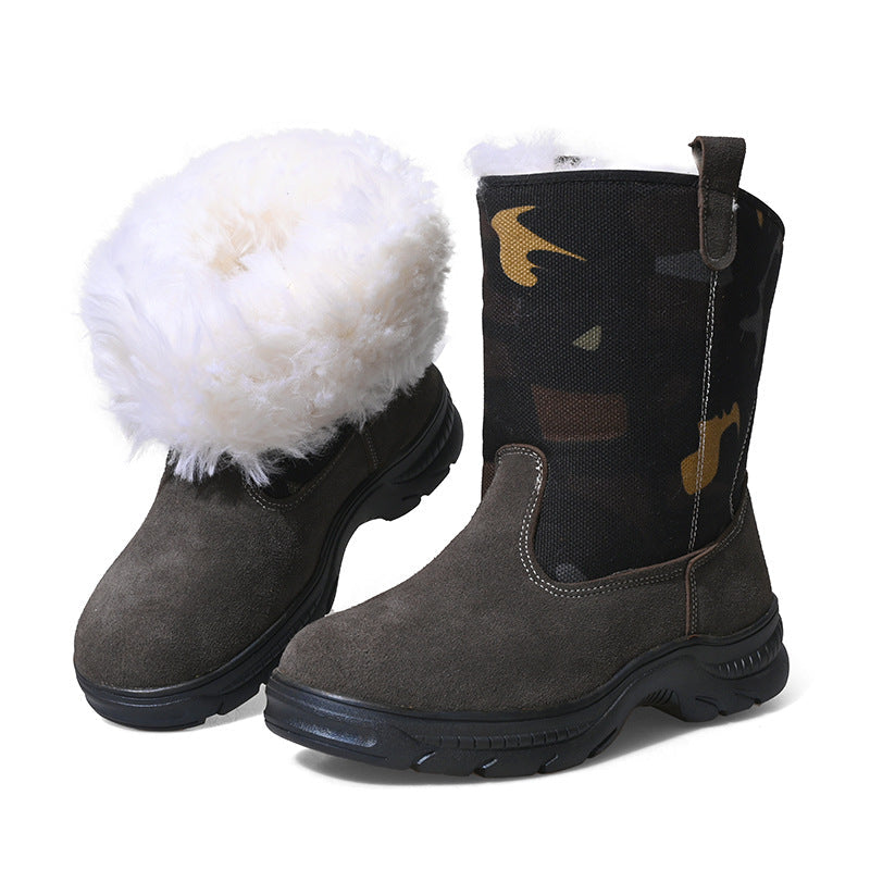 Herren Stiefel mit rutschfester und wasserdichter Sohle