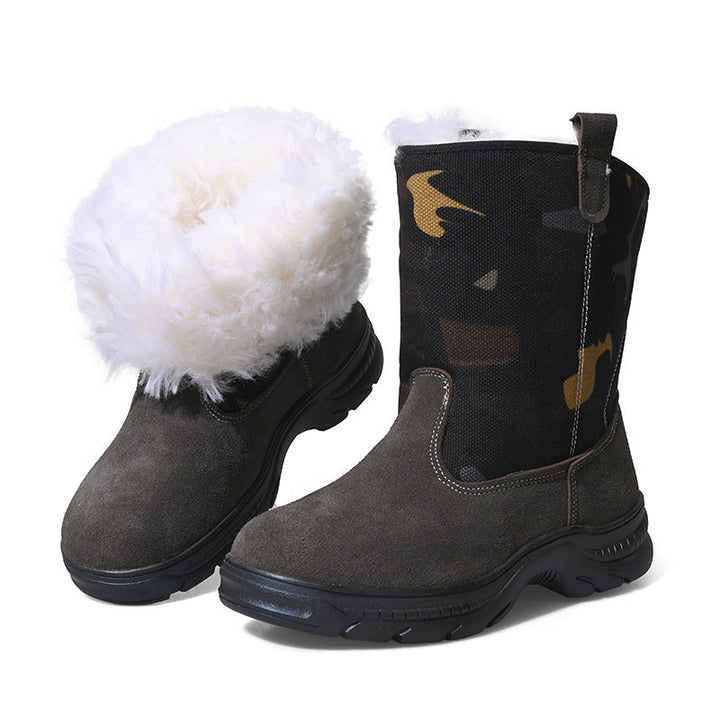 Herren Stiefel mit rutschfester und wasserdichter Sohle