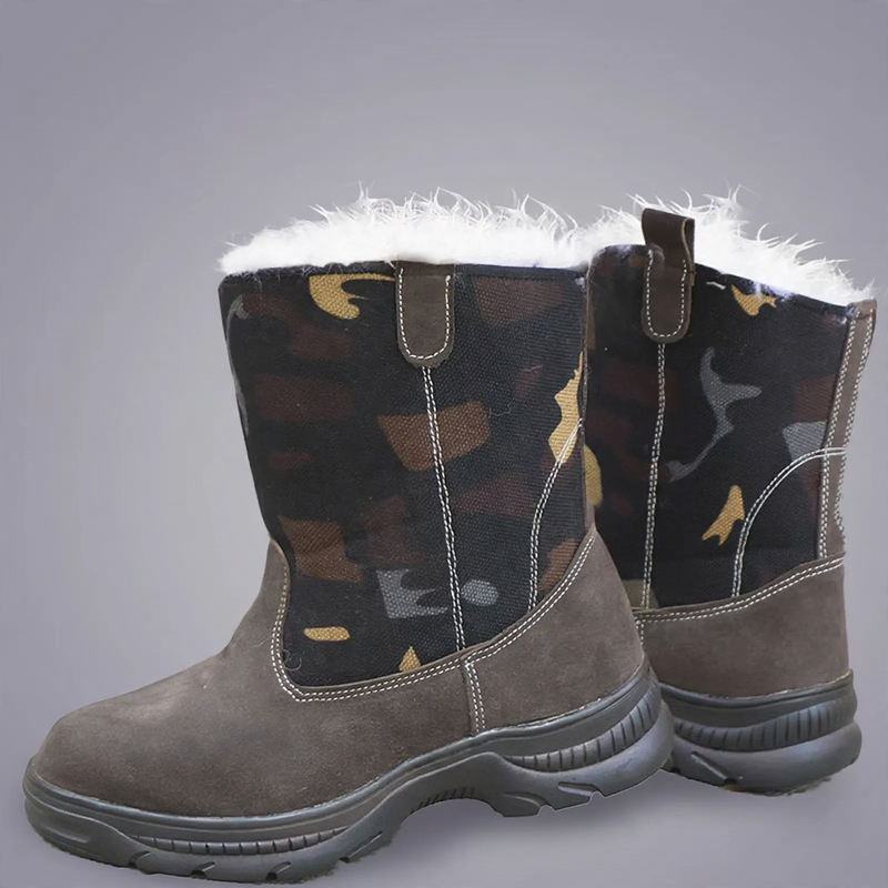 Herren Stiefel mit rutschfester und wasserdichter Sohle
