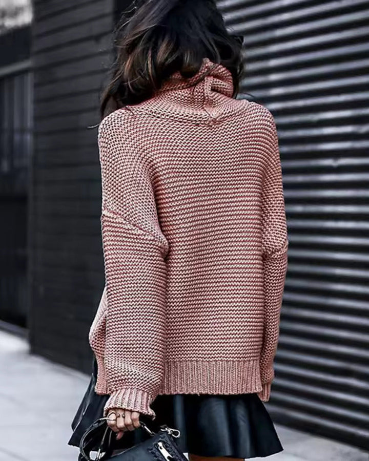 Amelia | Rollkragenpullover für Damen mit langen Ärmeln