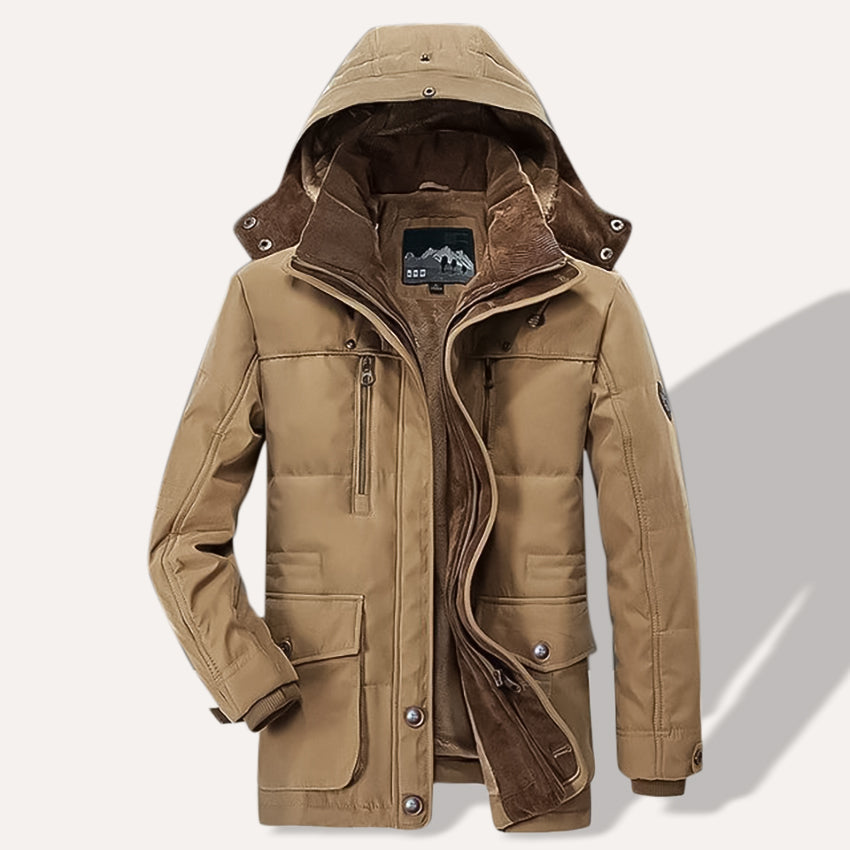 Winterjacke für Männer für Herren mit langen Ärmeln