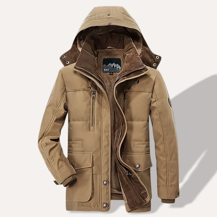 Winterjacke für Männer für Herren mit langen Ärmeln