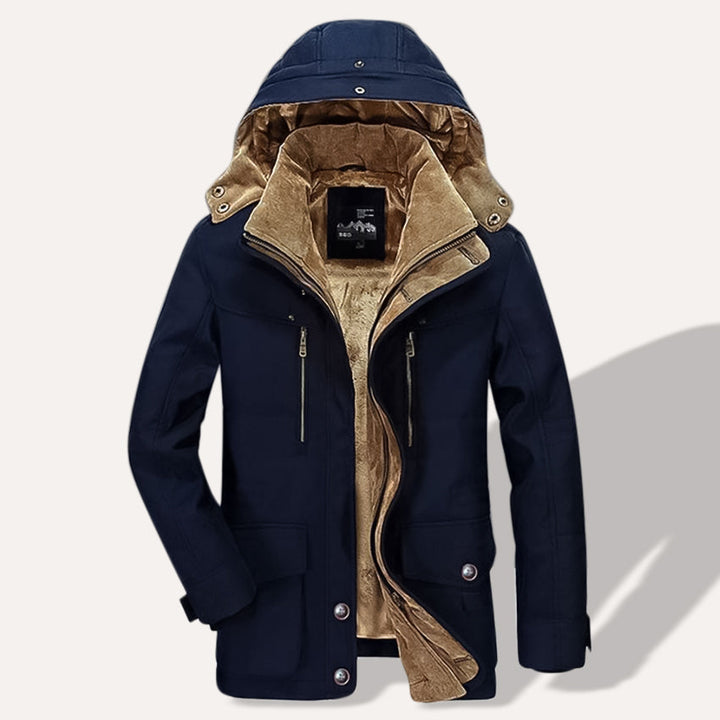Winterjacke für Männer für Herren mit langen Ärmeln
