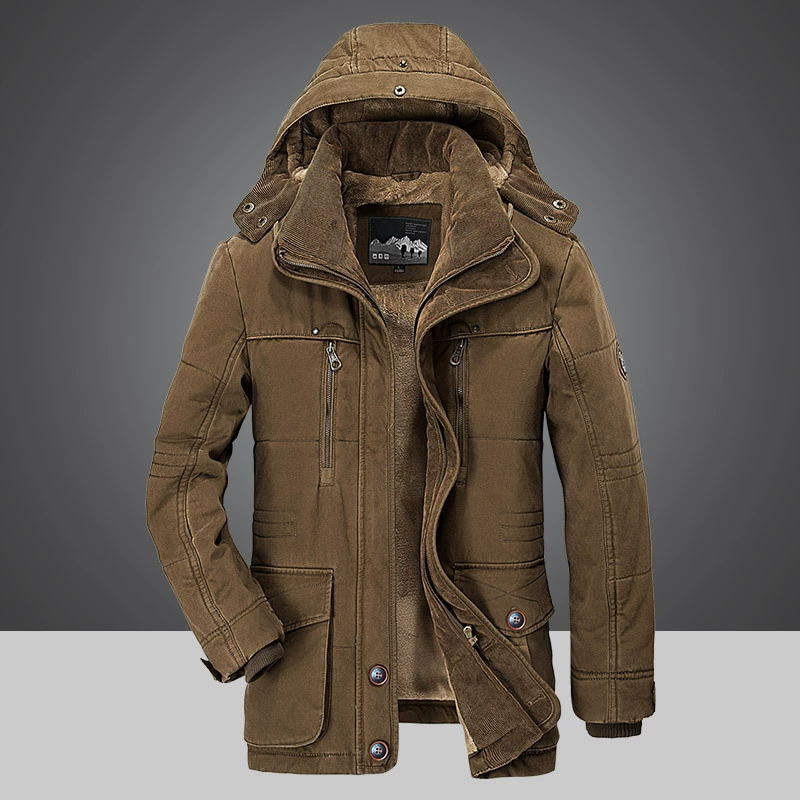 Winterjacke für Männer für Herren mit langen Ärmeln