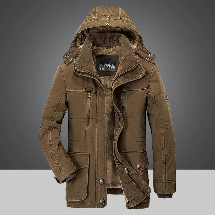 Winterjacke für Männer für Herren mit langen Ärmeln