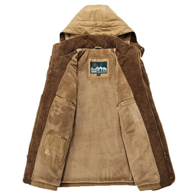 Winterjacke für Männer für Herren mit langen Ärmeln