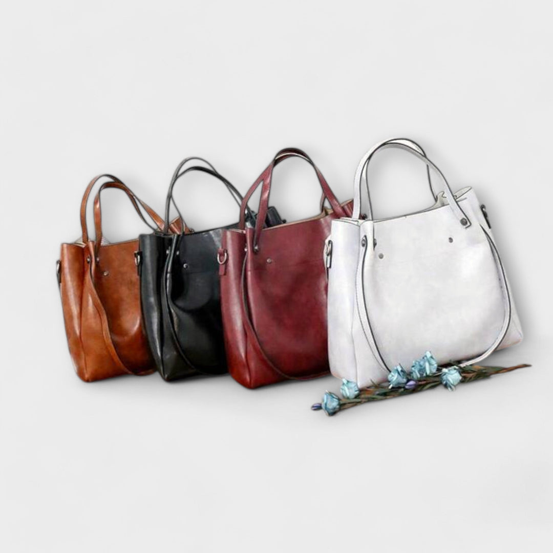 Alvhildea | 4-teiliges Vintage-Taschen-Set für Damen
