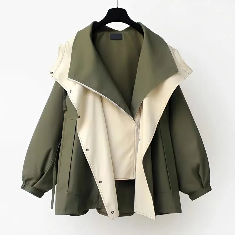 Frieda | Gemütliche Windjacke für Damen mit langen Ärmeln