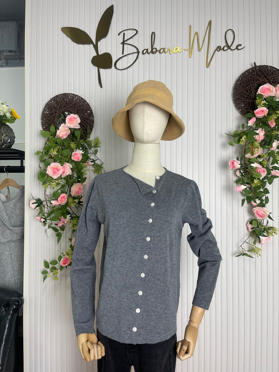 Aurora | Einfacher Schlichter Pullover für Damen mit Langen Ärmeln